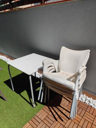Mesa y 4 Sillas Terraza