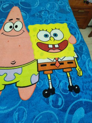Manta sofá Bob Esponja