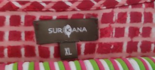 Blusa Surkana Rosa Cuadros