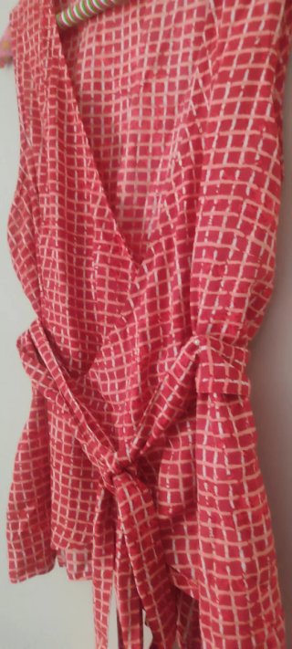 Blusa Surkana Rosa Cuadros