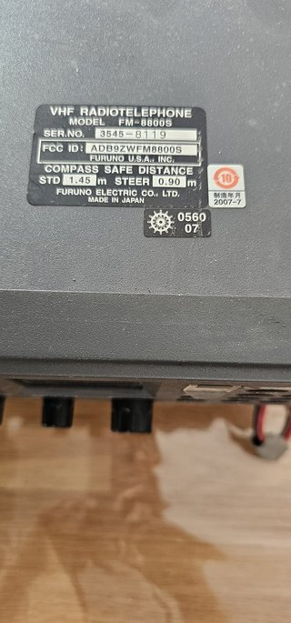 Radioteléfono VHF Marino Furuno FM-8800S