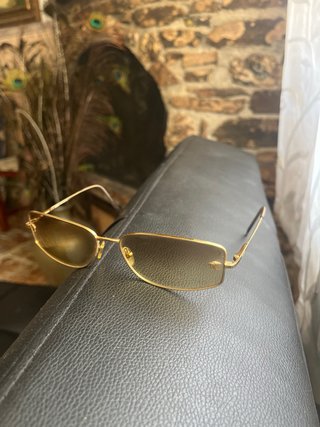 Gafas Versace Doradas Lentes Oscuros