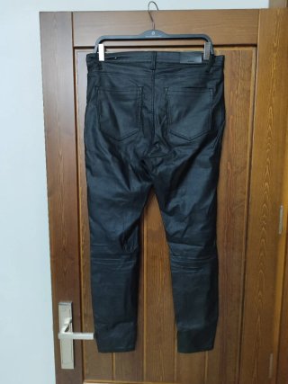 Pantalones Polipiel  Negro Talla 44,