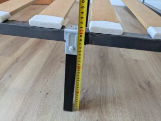 2x1 Somier 90cm con patas