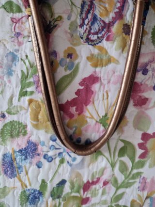 Borsa donna color oro con foulard