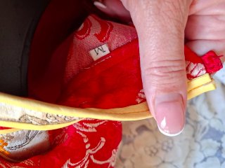 Vestito cinese tradizionale rosso taglia M