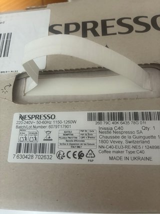 Macchina da caffè Nespresso Inissia rossa