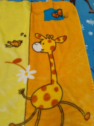 Manta para minicuna con dibujos