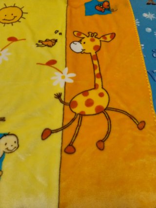 Manta para minicuna con dibujos