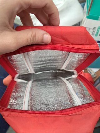 Borsa termica per bottiglie rossa