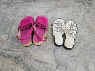 Lote 2 pares sandalias mujer