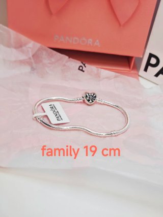Pulsera Pandora 19 cm Corazón Árbol Familia