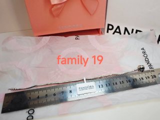 Pulsera Pandora 19 cm Corazón Árbol Familia