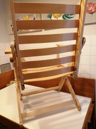 Coppia sdraio F.lli Reguitti Legno Anni '80