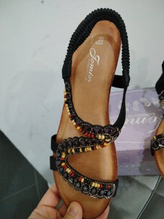 Sandali donna zeppa 4.5 cm n.41
