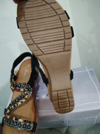Sandali donna zeppa 4.5 cm n.41