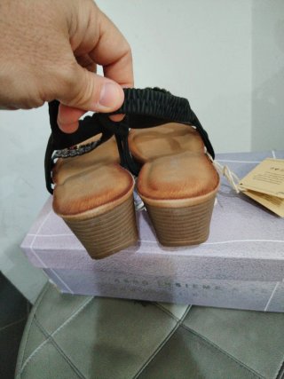 Sandali donna zeppa 4.5 cm n.41