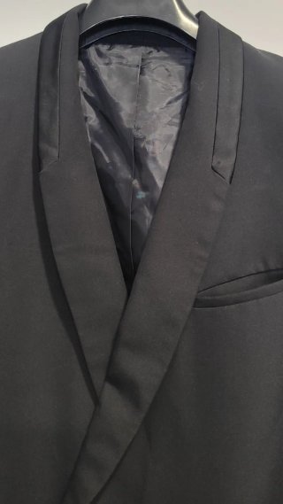 Traje  americana Formal Negro