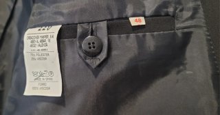 Traje  americana Formal Negro