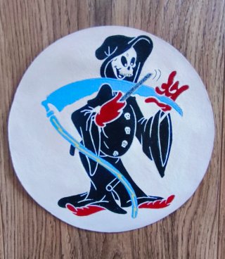 Parche Cuero Pintado Mano Réplica WW2