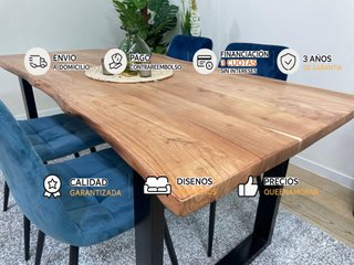 Nueva mesa madera maciza Acacia