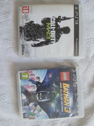 Consola PS3 Slim Negra + Mando + Juegos
