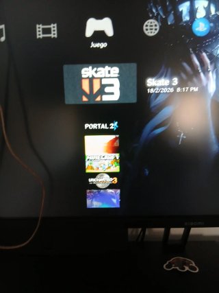 Consola PS3 Slim Negra + Mando + Juegos