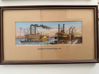 2 Cuadros Decorativos Tren y Barco