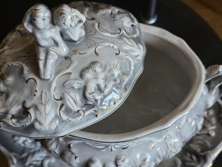 SELLO. Sopera Vintage con Bandeja