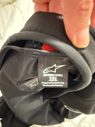Chaqueta Alpinestars SMX Air Negra/Roja