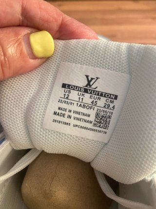 Zapatillas Louis Vuitton Azules y Blancas