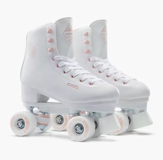 Patines talla 32 4 Ruedas Artísticos Oxelo Blancos