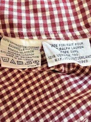 Camicia Polo Ralph Lauren Uomo L Slim Fit Quadri