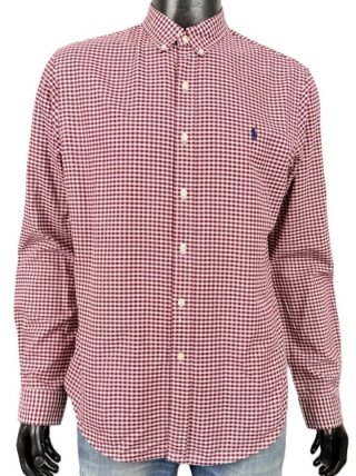 Camicia Polo Ralph Lauren Uomo L Slim Fit Quadri