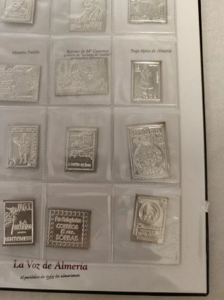 Sellos de Almería en Plata de Ley
