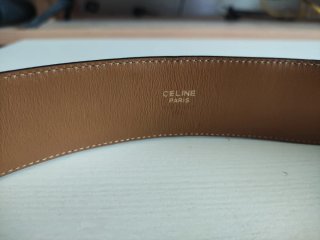 Cinturone Celine Nero e Oro