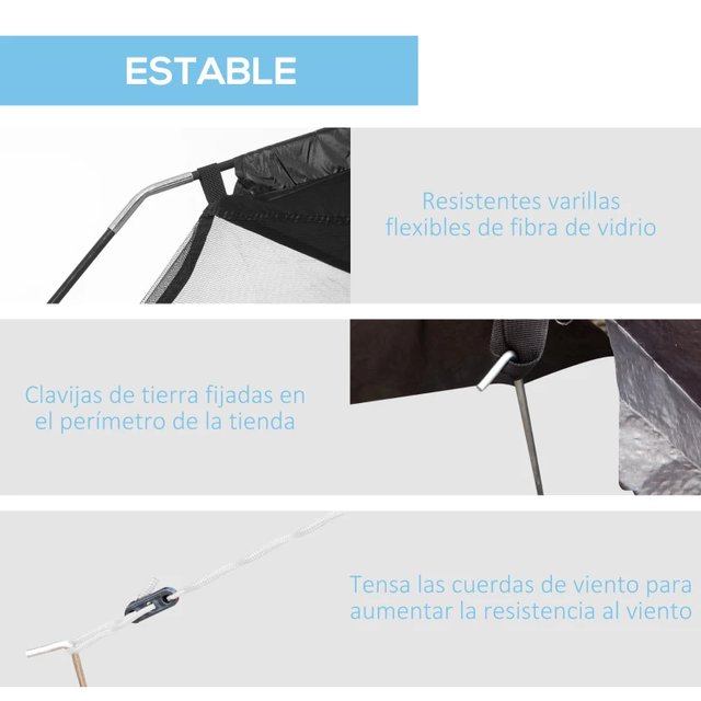 Carpa de Jardín 3x3x2 m
