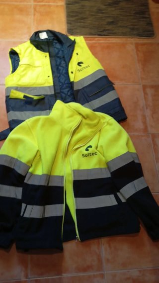 Chaqueta y Chaleco Soltec Alta Visibilidad