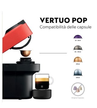 Cafetera Krups Vertuo Pop XN920510 Wifi y Bluetoth