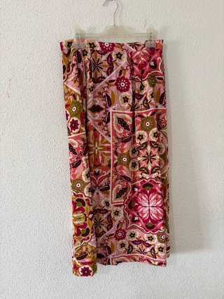 Conjunto Zara Top y Falda Estampada