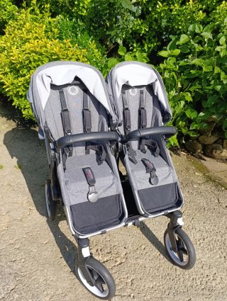 Silla gemelar Bugaboo Donkey 3 gris