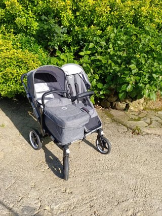Silla gemelar Bugaboo Donkey 3 gris
