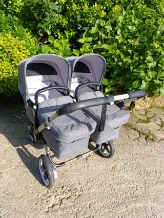 Silla gemelar Bugaboo Donkey 3 gris