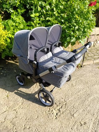 Silla gemelar Bugaboo Donkey 3 gris