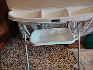 Bañera cambiador bebé plegable