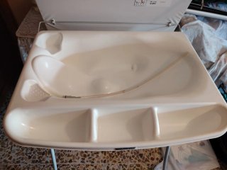 Bañera cambiador bebé plegable