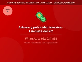 Adware y publicidad invasiva - Limpieza del PC
