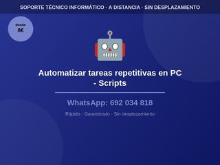 Automatizar tareas repetitivas en PC - Scripts