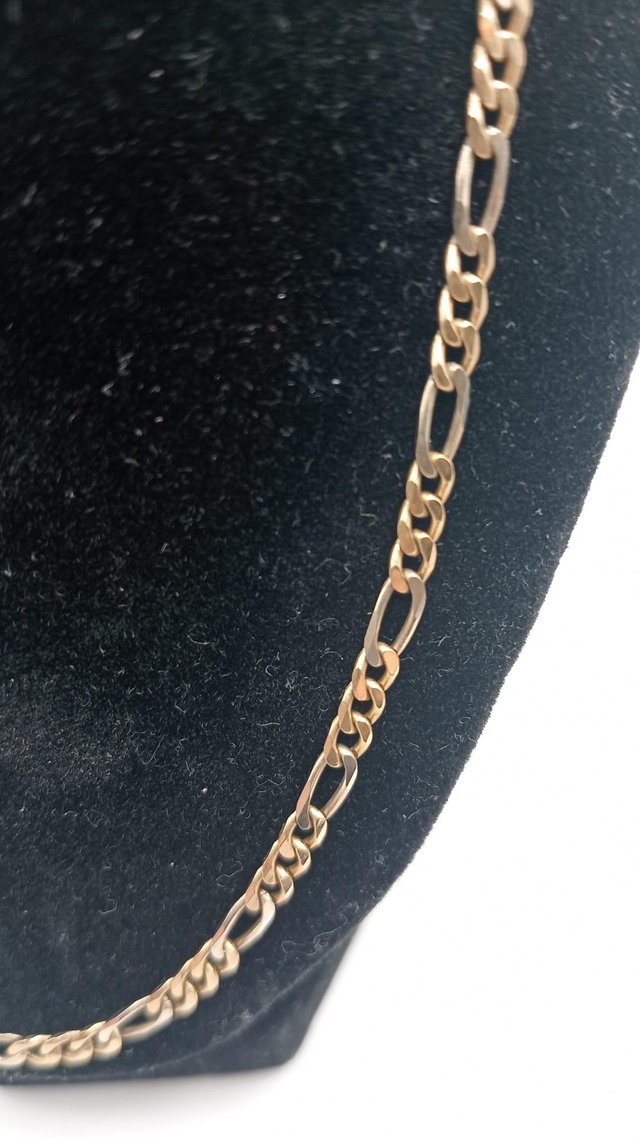 Cadena Fígaro de oro 18k, 11,83gr, Ref. O-415.