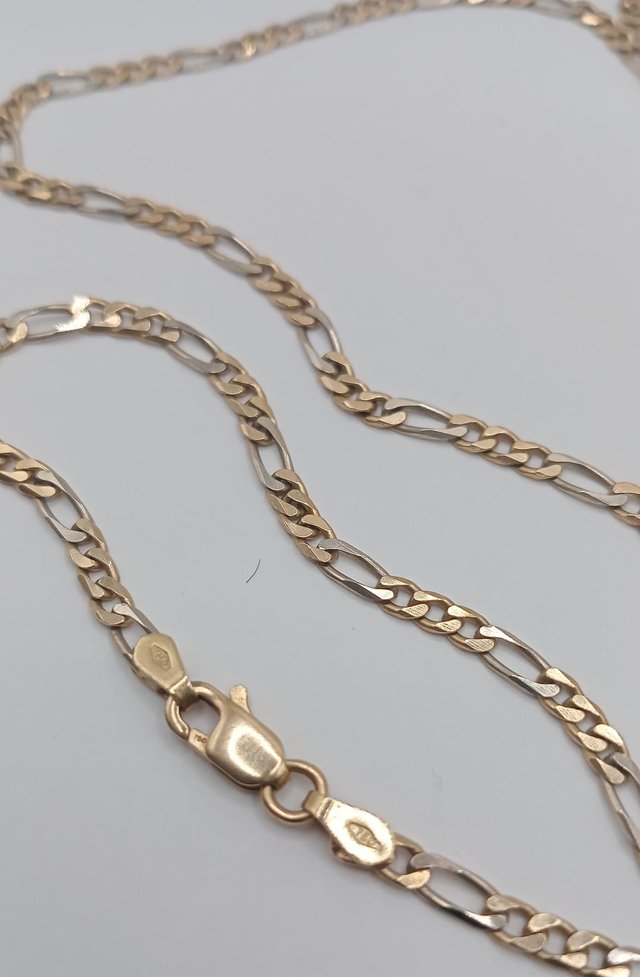 Cadena Fígaro de oro 18k, 11,83gr, Ref. O-415.